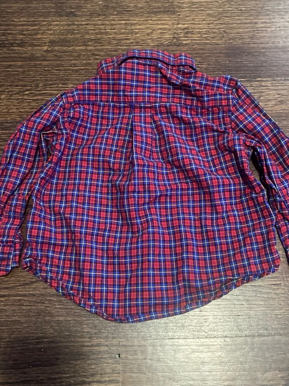 Ralph Lauren Red & Blue Plaid Button-Down Shirt